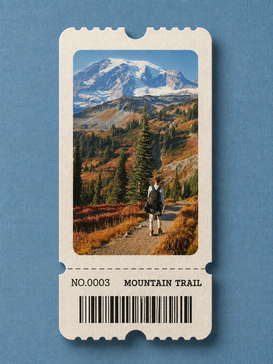 Traveler transformed with Artifact Template Travel Ticket