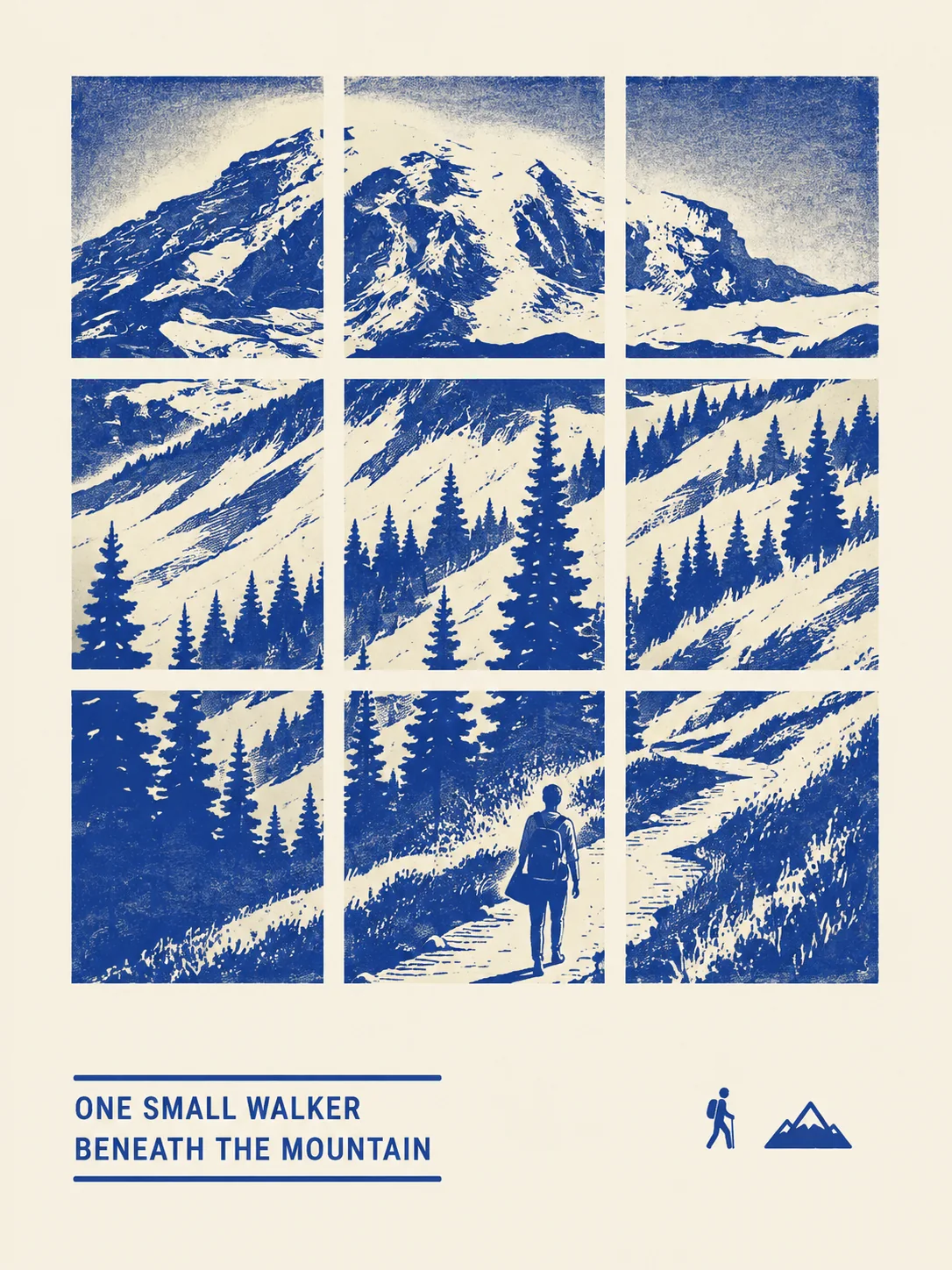 Traveler transformed with Deconstructed Duotone Poster